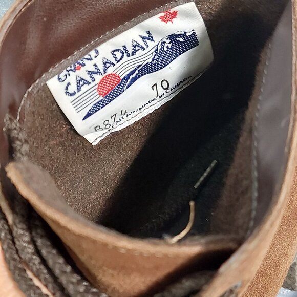 Leather Boots by Grand Canadian Made in Canada New Size 7 - Picture 10 of 13